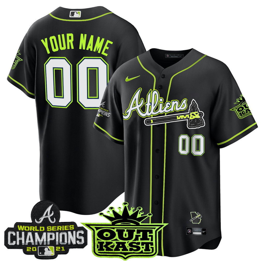 Atlanta Atliens Champions Cool Base Custom Jersey
