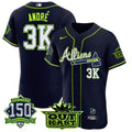 Men’s Atlanta Atliens 150th Anniversary Patch Flex Base Jersey