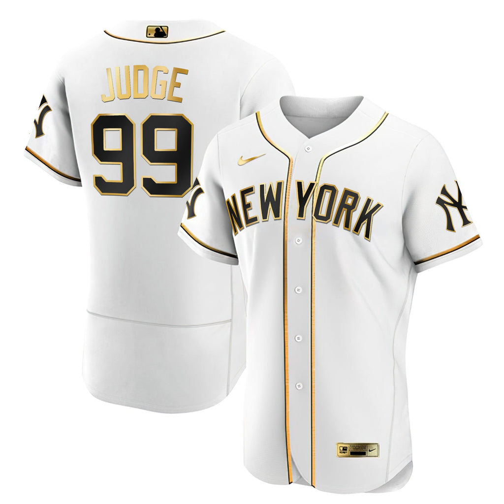 Men’s New York White Gold & Black Gold Jersey