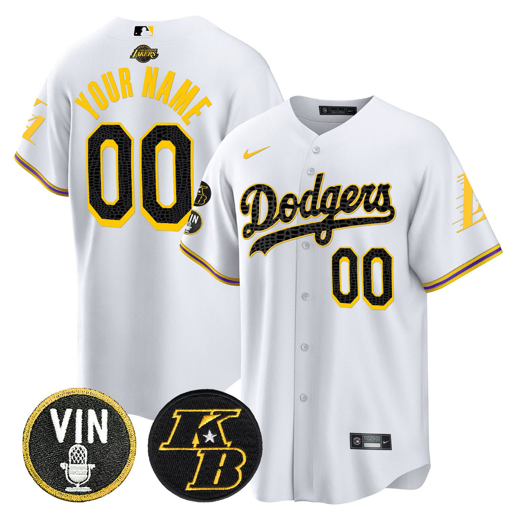 Bryant & Vin Patch Cool Base Mamba Custom Jersey