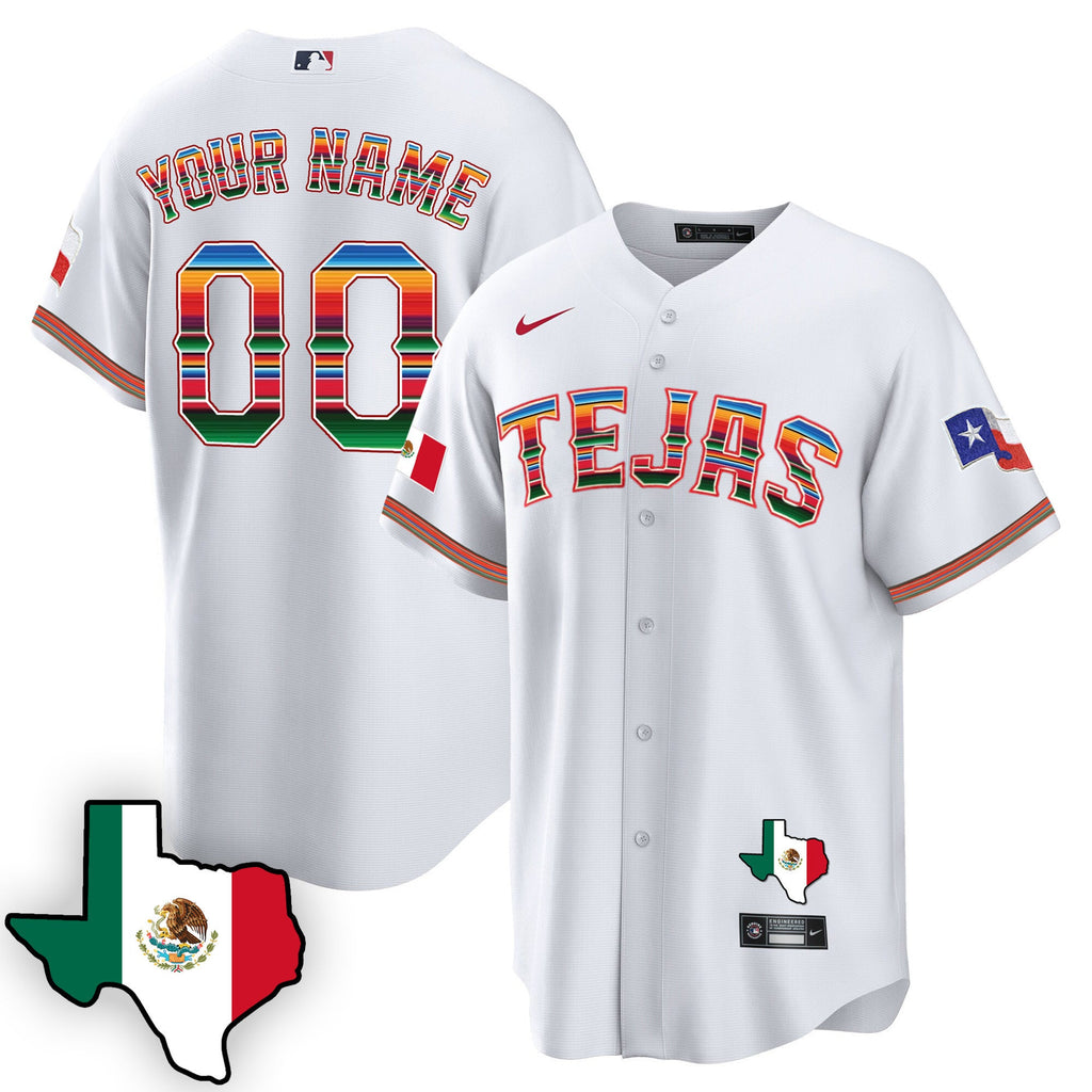 Texas Mexican Cool Base Custom Jersey V3