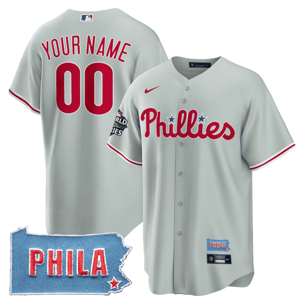 Philadelphia PHILA PA State Patch Custom Jersey