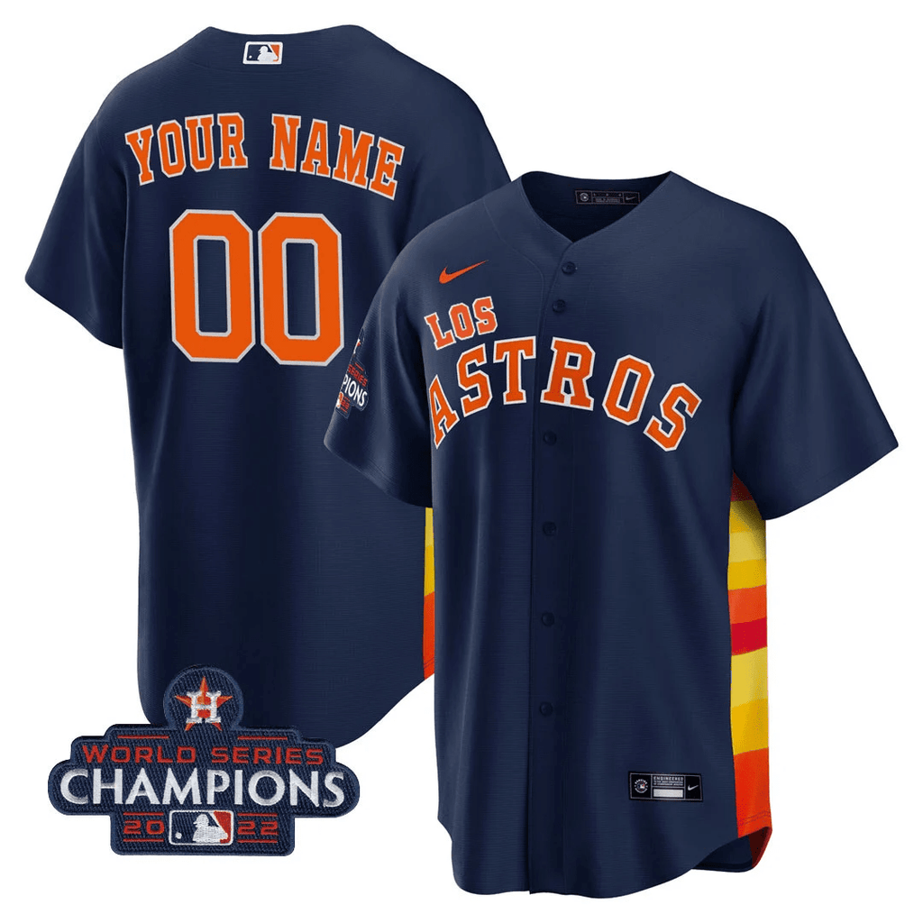 Houston “Los ” Hispanic Heritage Champions Patch Custom Jersey