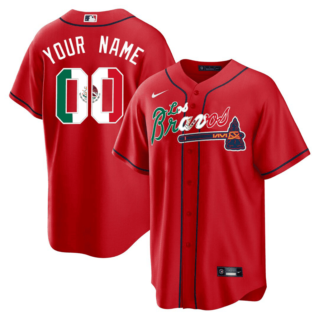 Men’s Atlanta Los Bravos Special Mexico Edition Custom Jersey