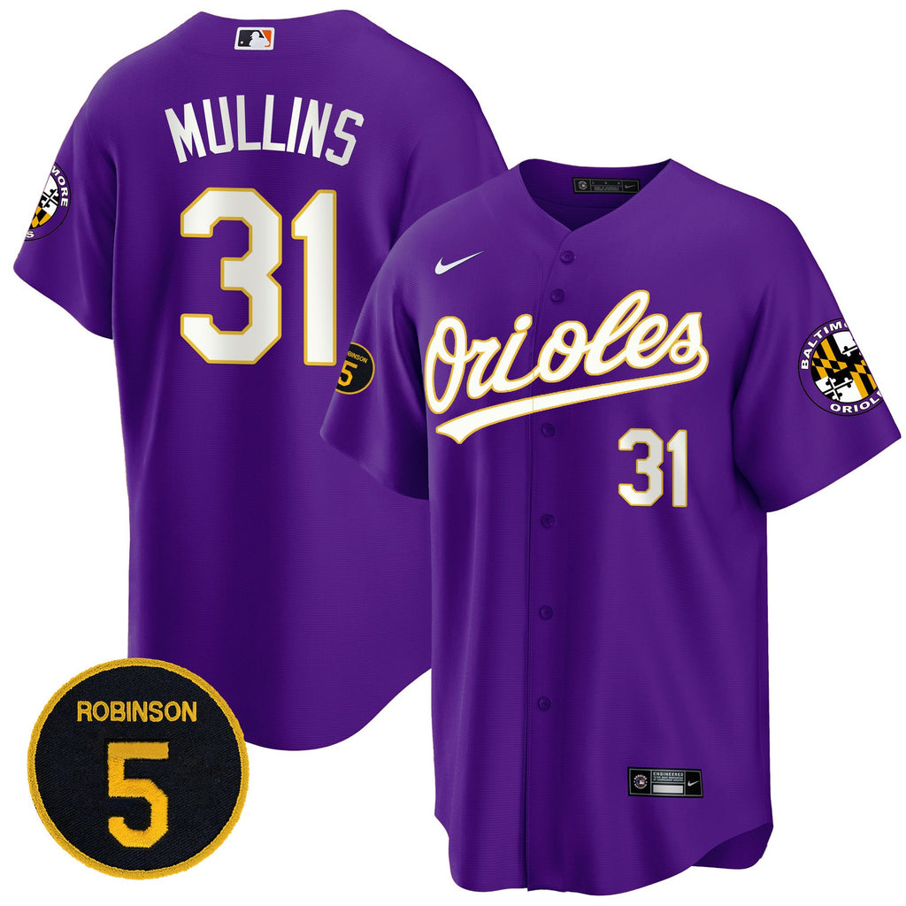 Baltimore Purple Robinson Patch Cool Base Jersey