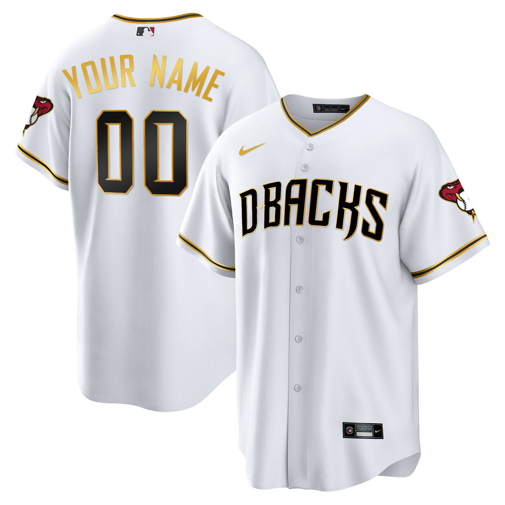 Arizona Cool Base Gold Trim Custom Jersey