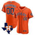 Houston Texas State Patch Custom Jersey