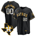 Houston 2024 Gold Custom Jersey – Texas Patch