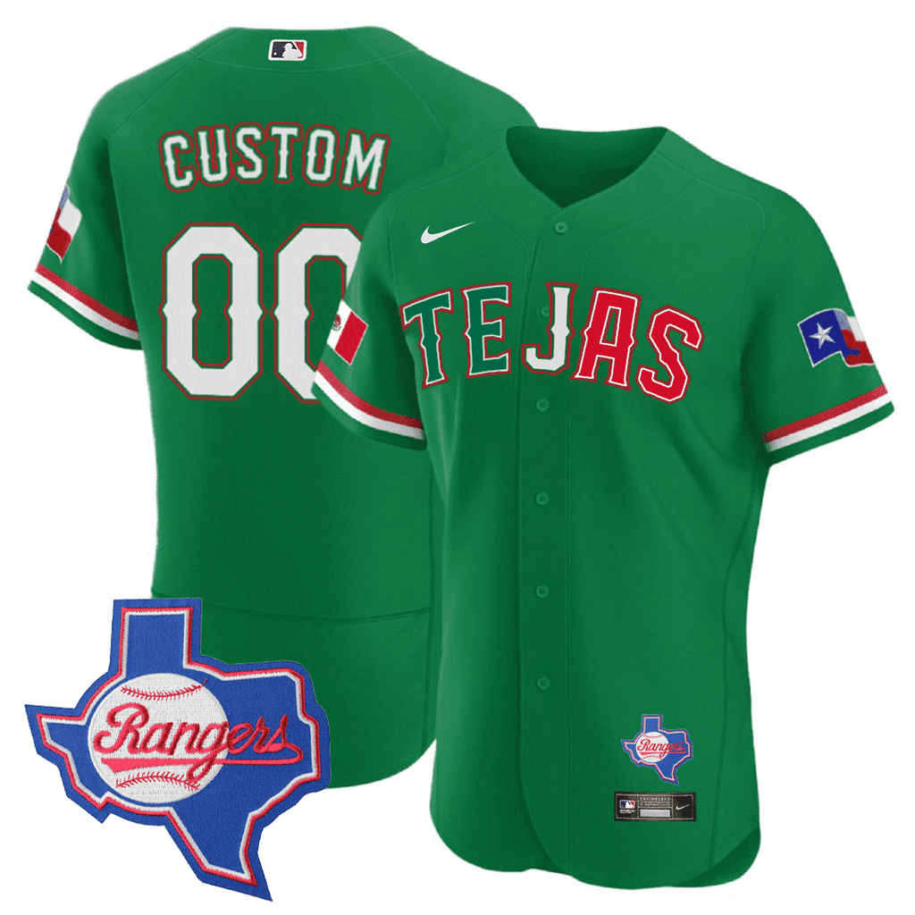 Texas Special Mexico Texas State Patch Custom Jersey