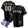 Texas Gold Trim Cool Base Custom Jersey – Texas Patch