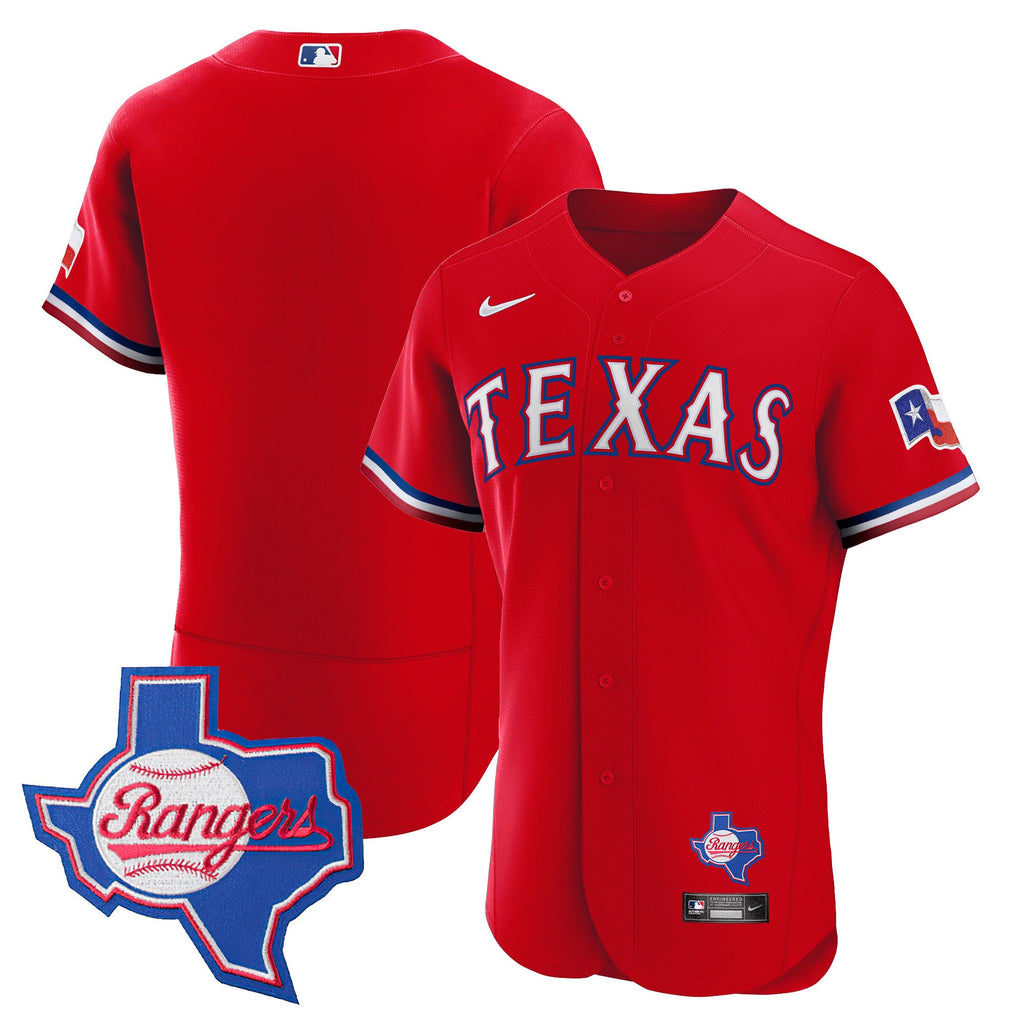 Men’s Texas 2023 Flex Base Jersey – Texas Patch