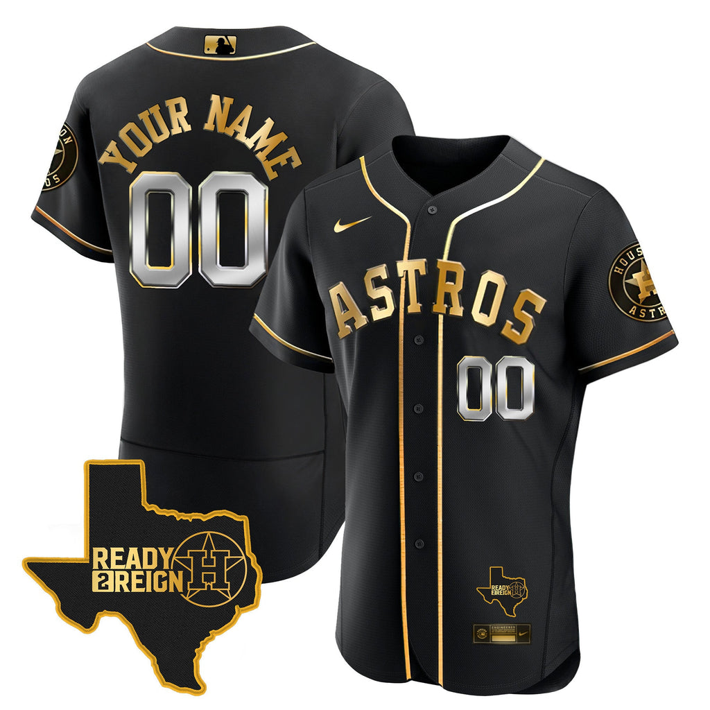 Houston 2024 Ready 2 Reign Flex Base Custom Jersey