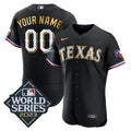 Texas 2023 World Series Flex Base Gold Trim Custom Jersey