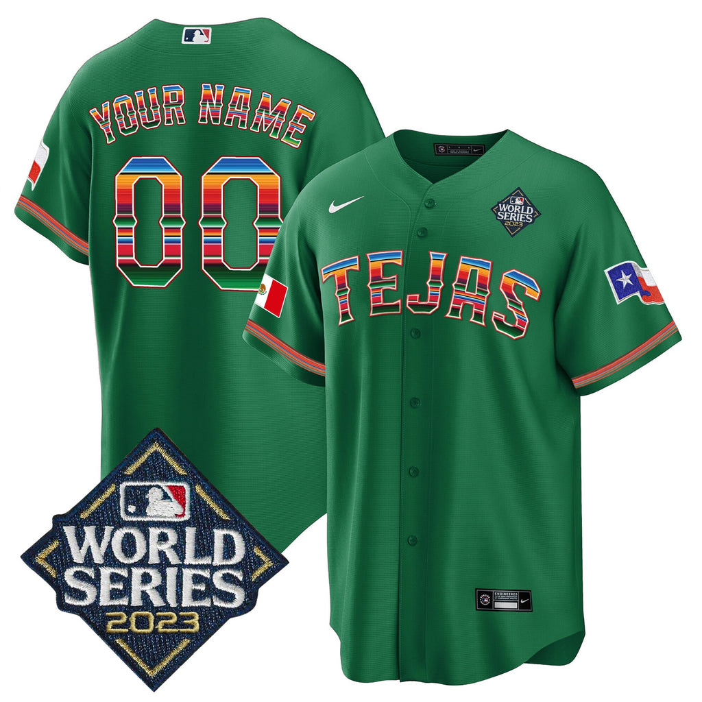 Texas 2023 World Series Mexico Custom Jersey