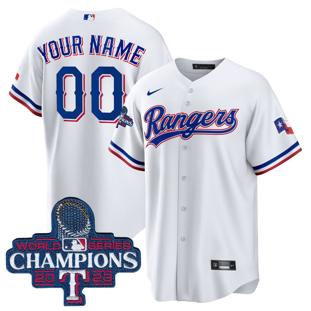 Texas 2023 World Series Champions Cool Base Custom Jersey