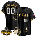 Texas 2023 World Series Champions Cool Base Custom Jersey V2