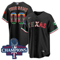 Texas Mexico 2023 World Series Champions Baseball Custom Jersey V2