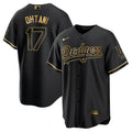 Shohei Ohtani Los Angeles Black Gold Jersey