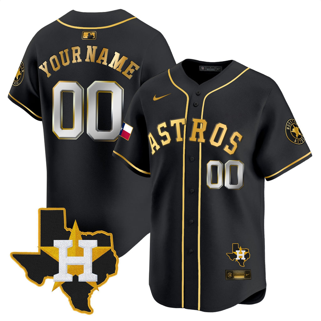 Houston Texas Patch Vapor Premier Limited Custom Jersey