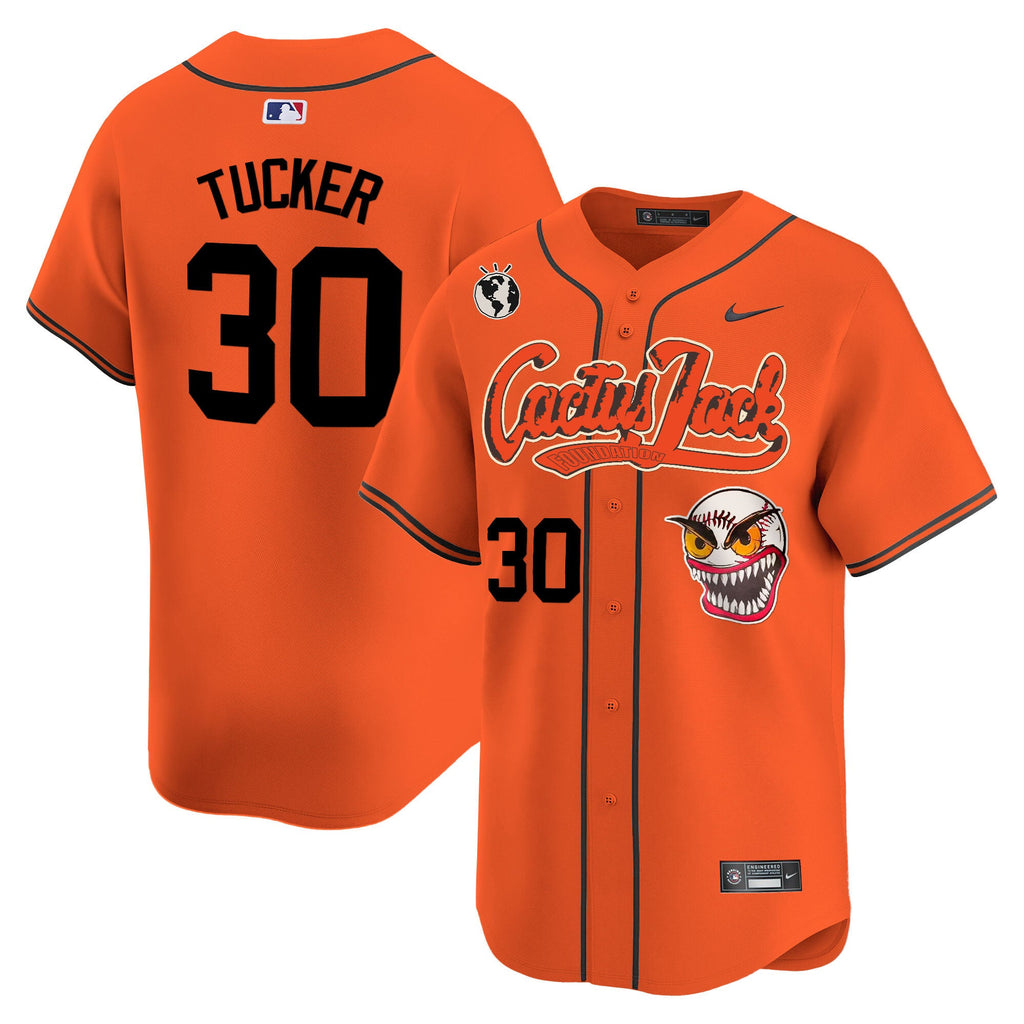 Men’s Houston Cactus Jack Vapor Premier Limited Jersey – Stitched