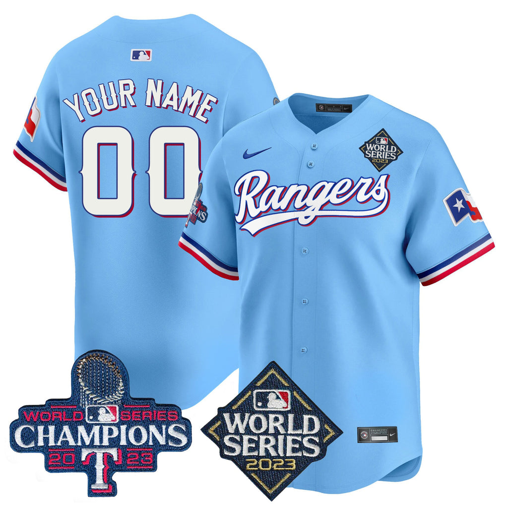 Texas World Series Champions Vapor Premier Limited Custom Jersey V4