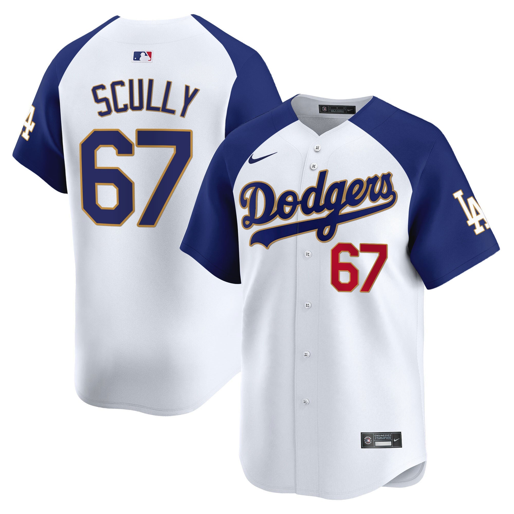 Men’s Los Angeles Gold Trim Vapor Premier Limited Jersey