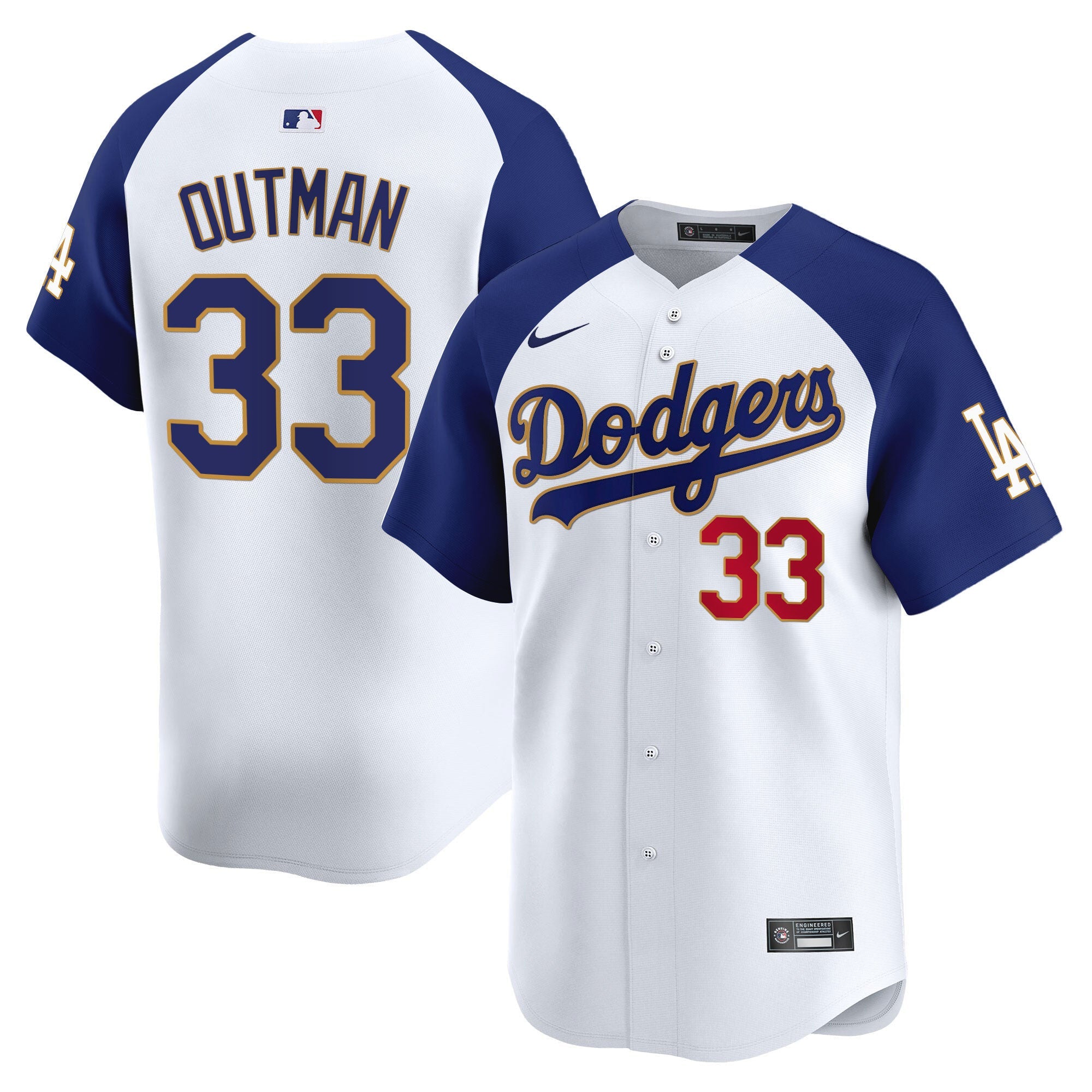 Men’s Los Angeles Gold Trim Vapor Premier Limited Jersey