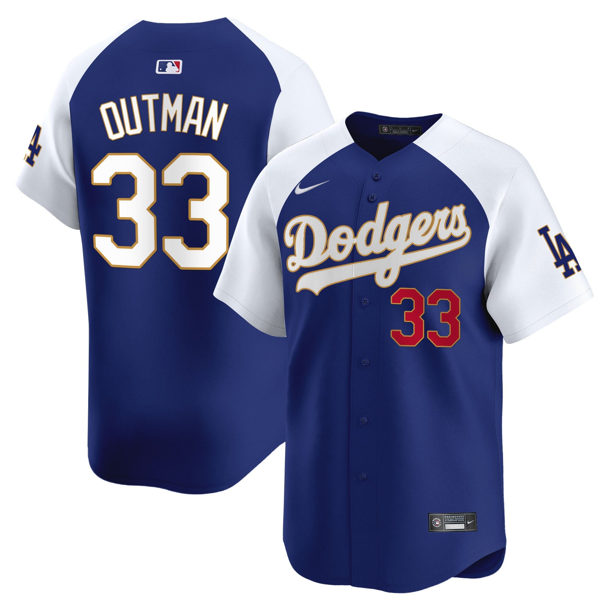 Men’s Los Angeles Gold Trim Vapor Premier Limited Jersey