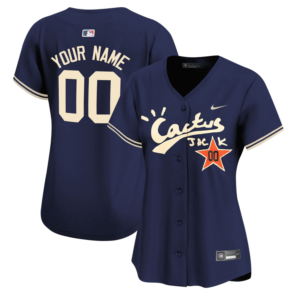 Houston Cactus Jack Vapor Premier Limited Custom Jersey V2 – Stitched