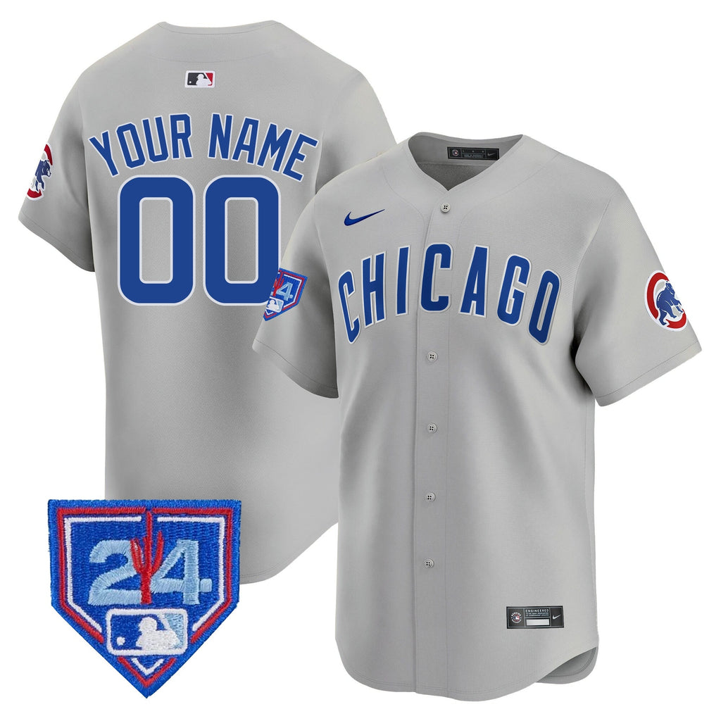Chicago 2024 Spring Training Patch Vapor Premier Limited Custom Jersey V2