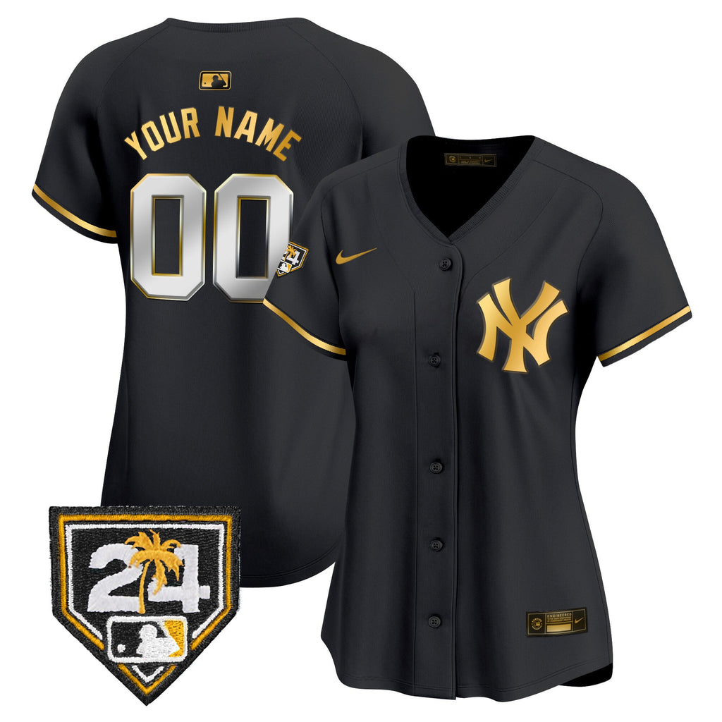 New York 2024 Spring Training Patch Vapor Premier Limited Custom Jersey