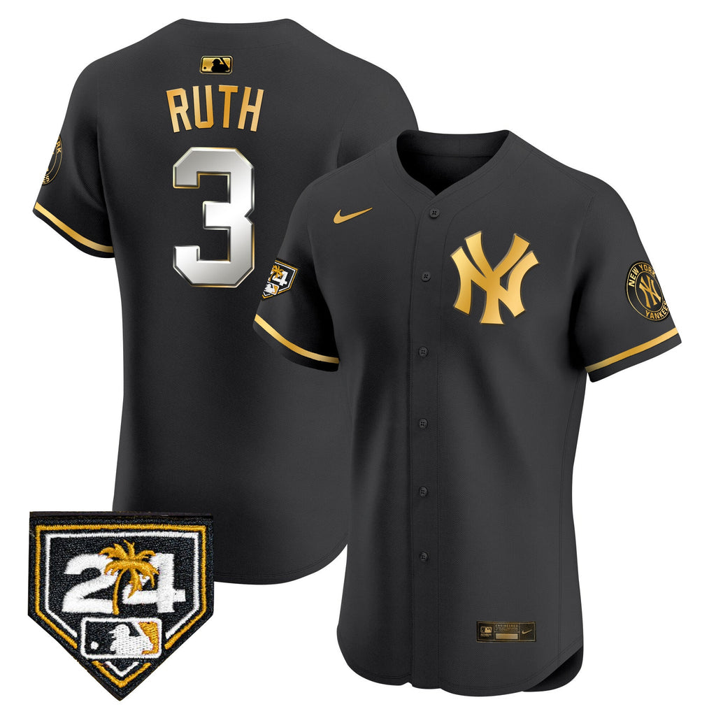 Men’s New York 2024 Spring Training Patch Vapor Premier Elite Jersey V2