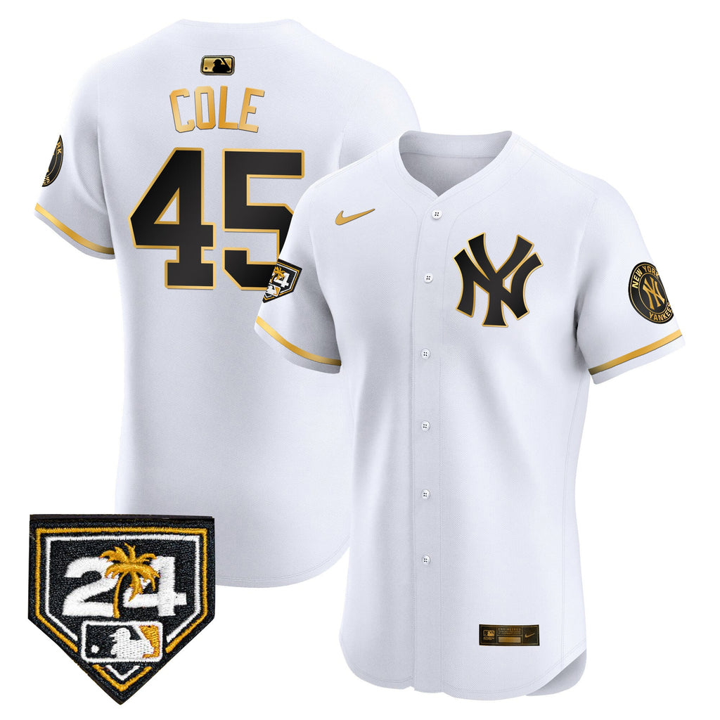 Men’s New York 2024 Spring Training Patch Vapor Premier Elite Jersey V2