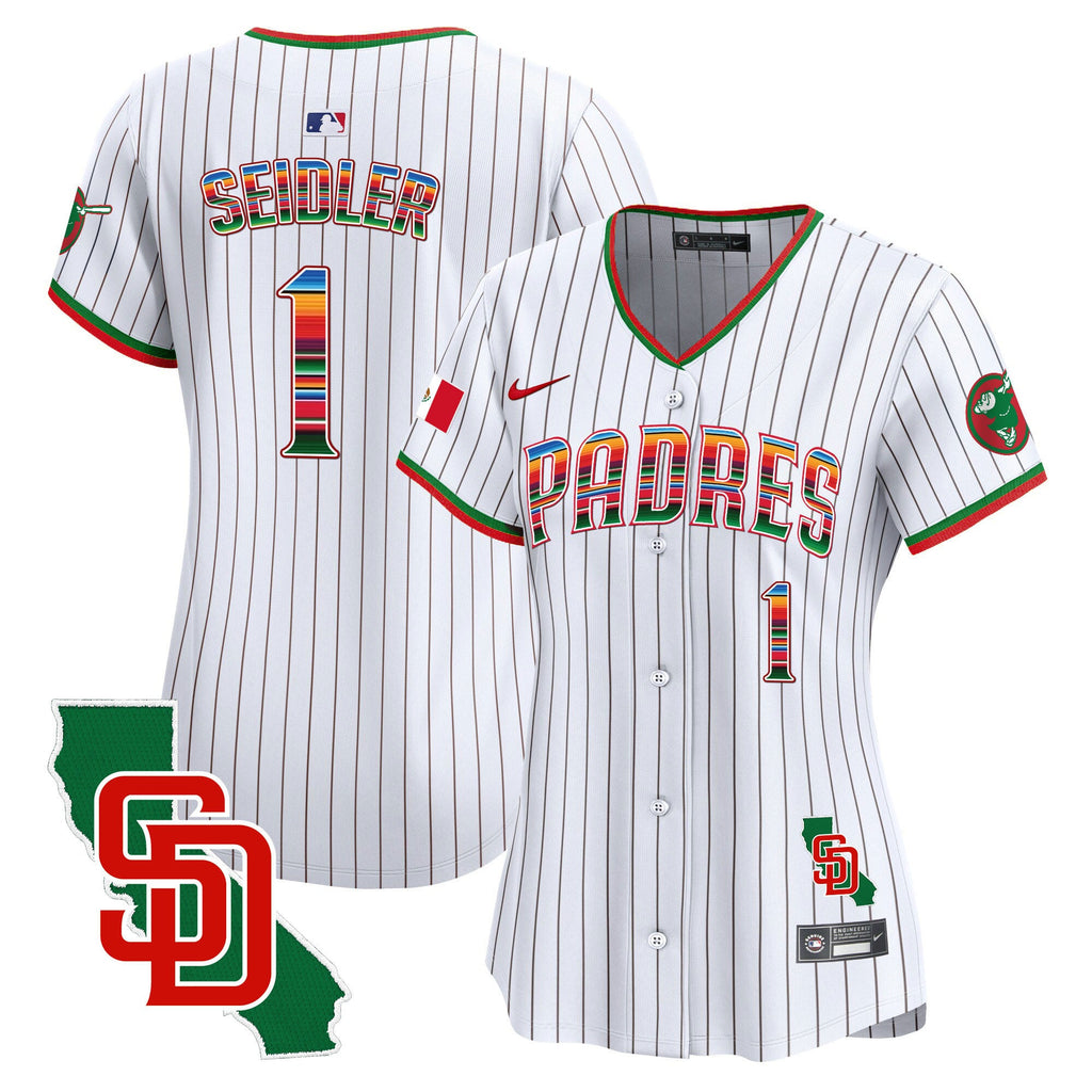 Women’s Mexico California Patch Vapor Premier Limited Jersey