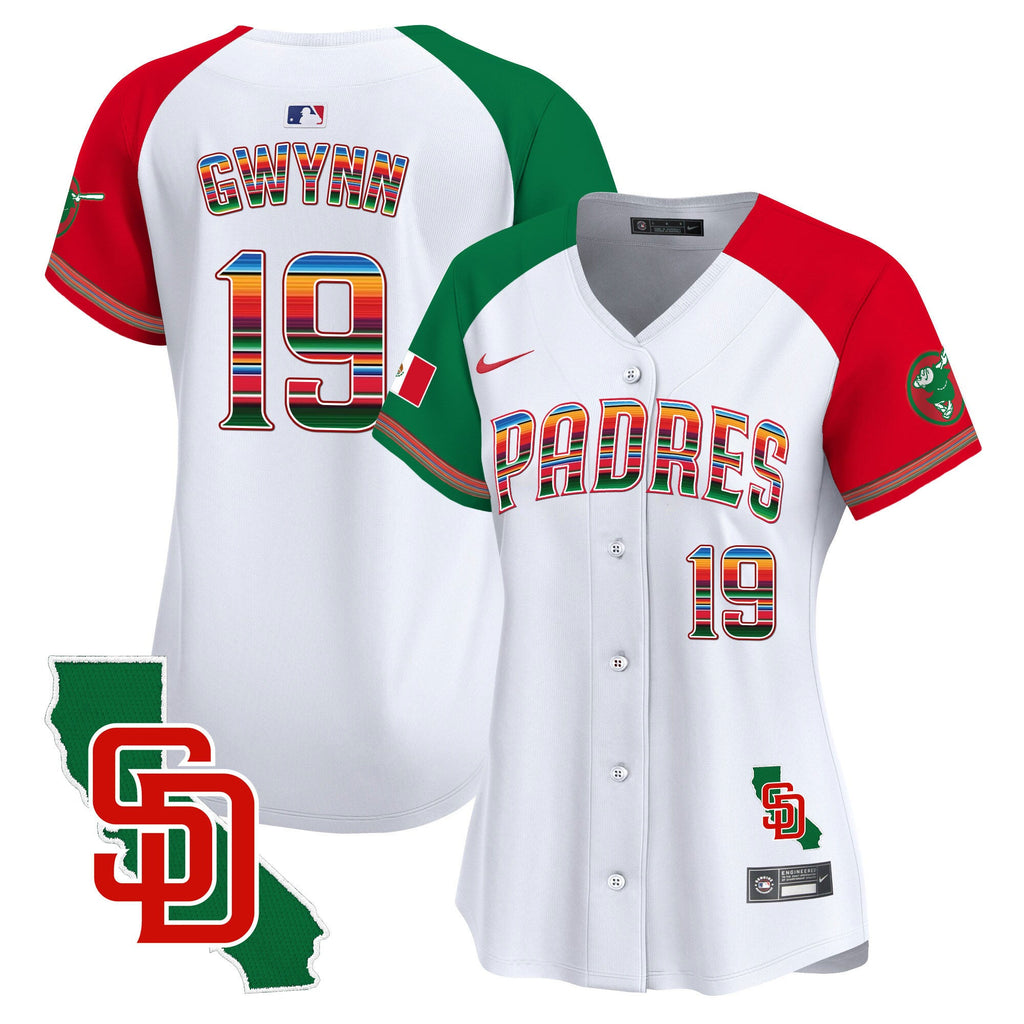 Women’s Mexico California Patch Vapor Premier Limited Jersey