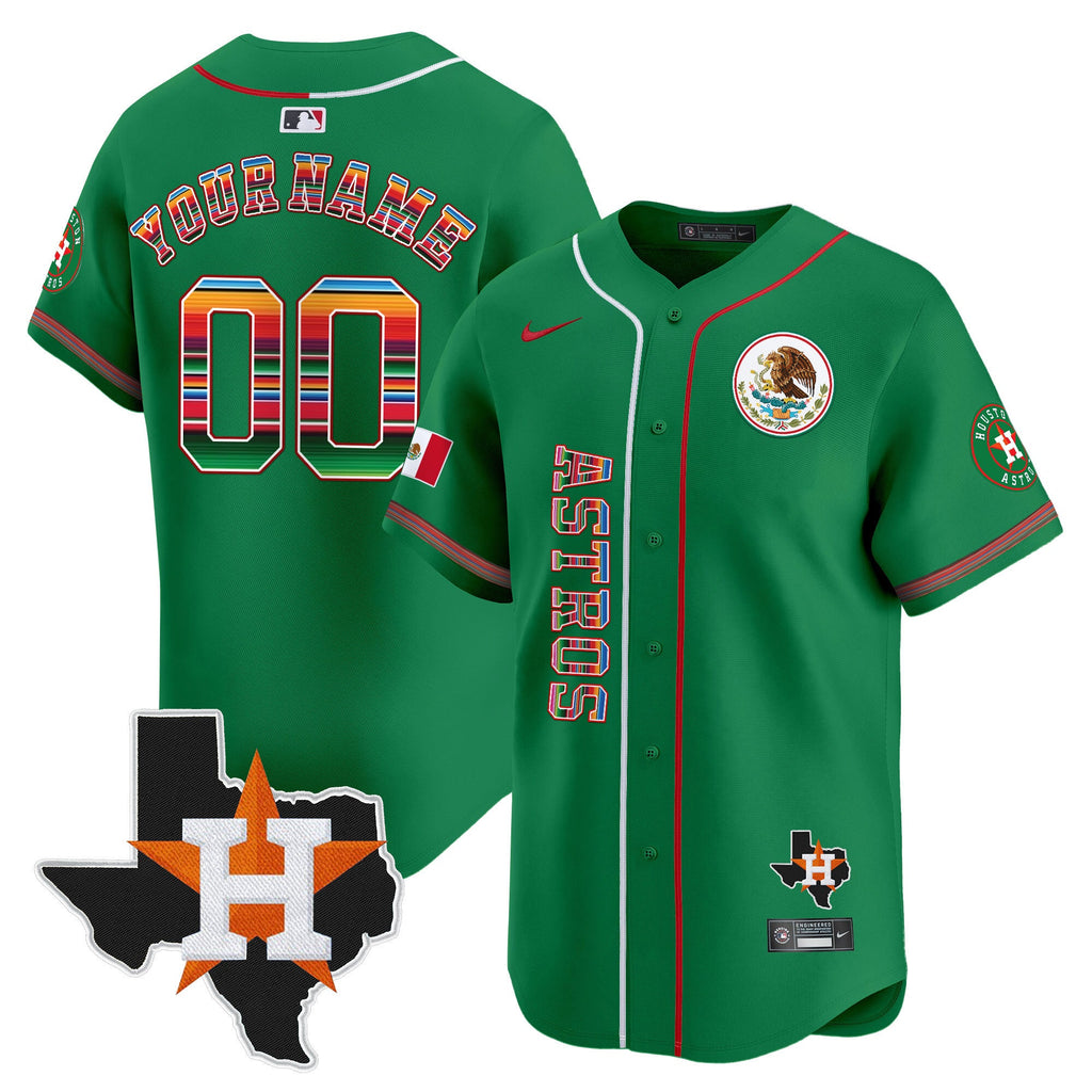 Houston Mexico Vapor Premier Limited Custom Jersey V4