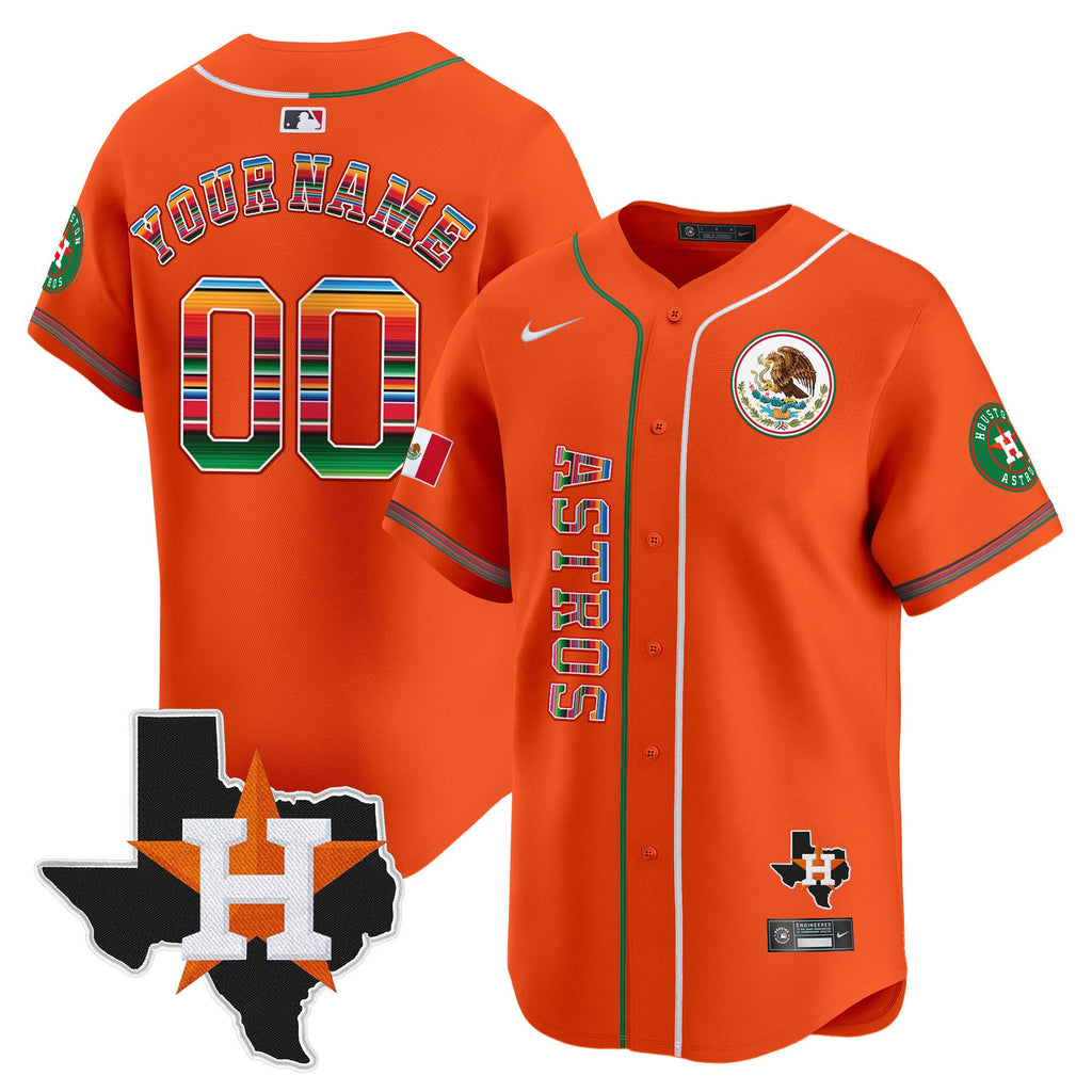 Houston Mexico Vapor Premier Limited Custom Jersey V4