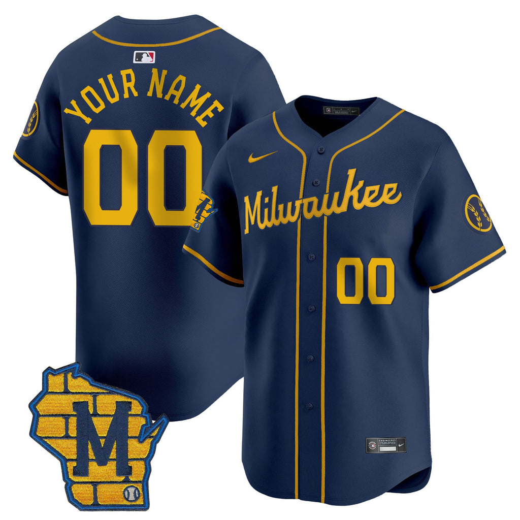 Milwaukee Home Patch Vapor Premier Limited Custom Jersey