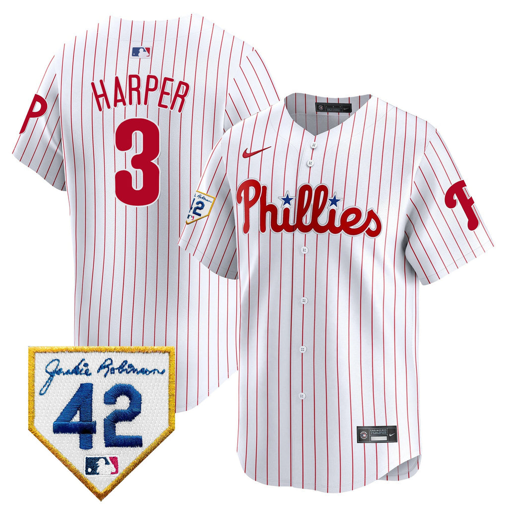 Men’s 2024 Jackie Robinson Patch Vapor Premier Limited Jersey