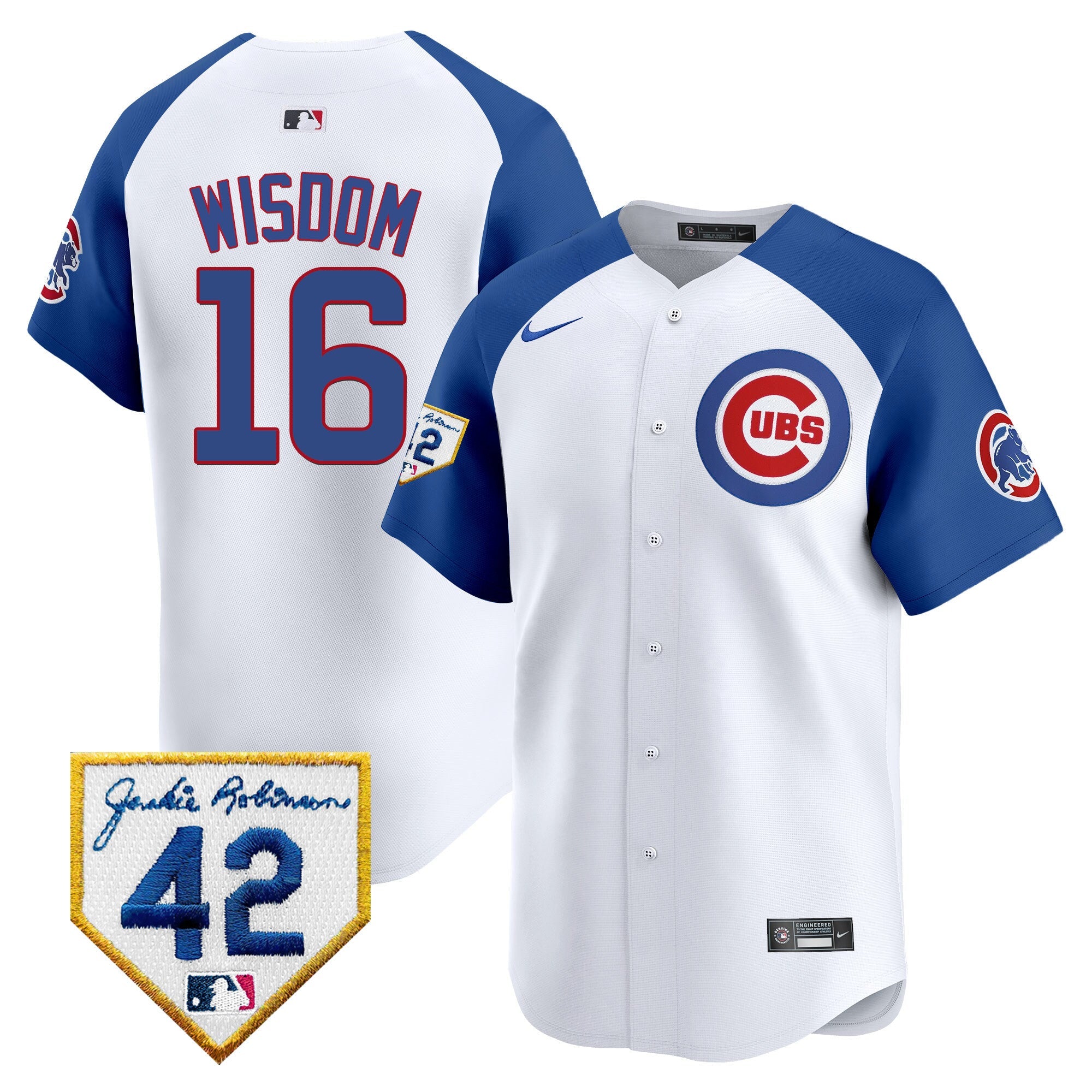 Men’s Chicago 2024 Jackie Robinson Patch Vapor Premier Limited Jersey