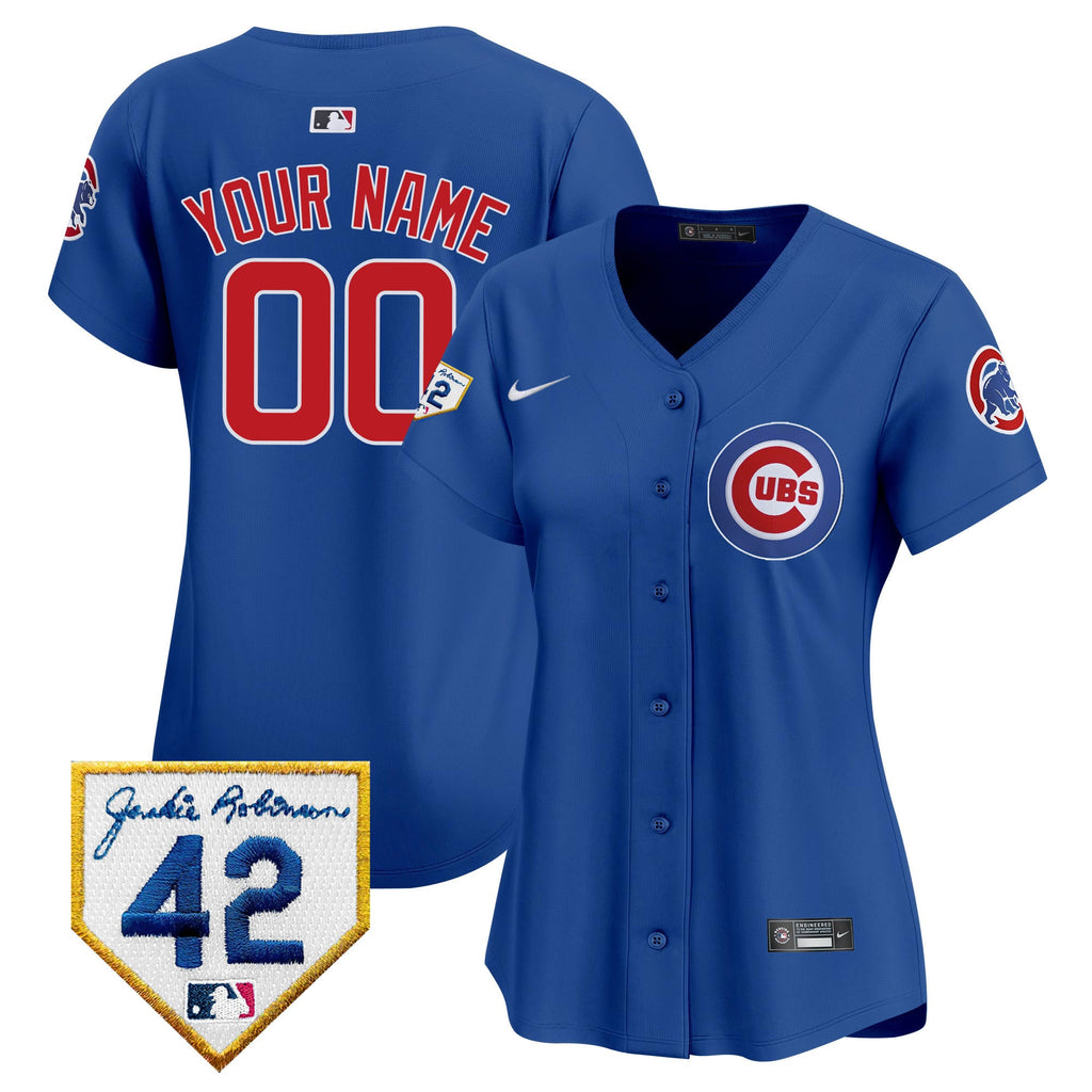 Chicago 2024 Jackie Robinson Patch Vapor Premier Limited Custom Jersey