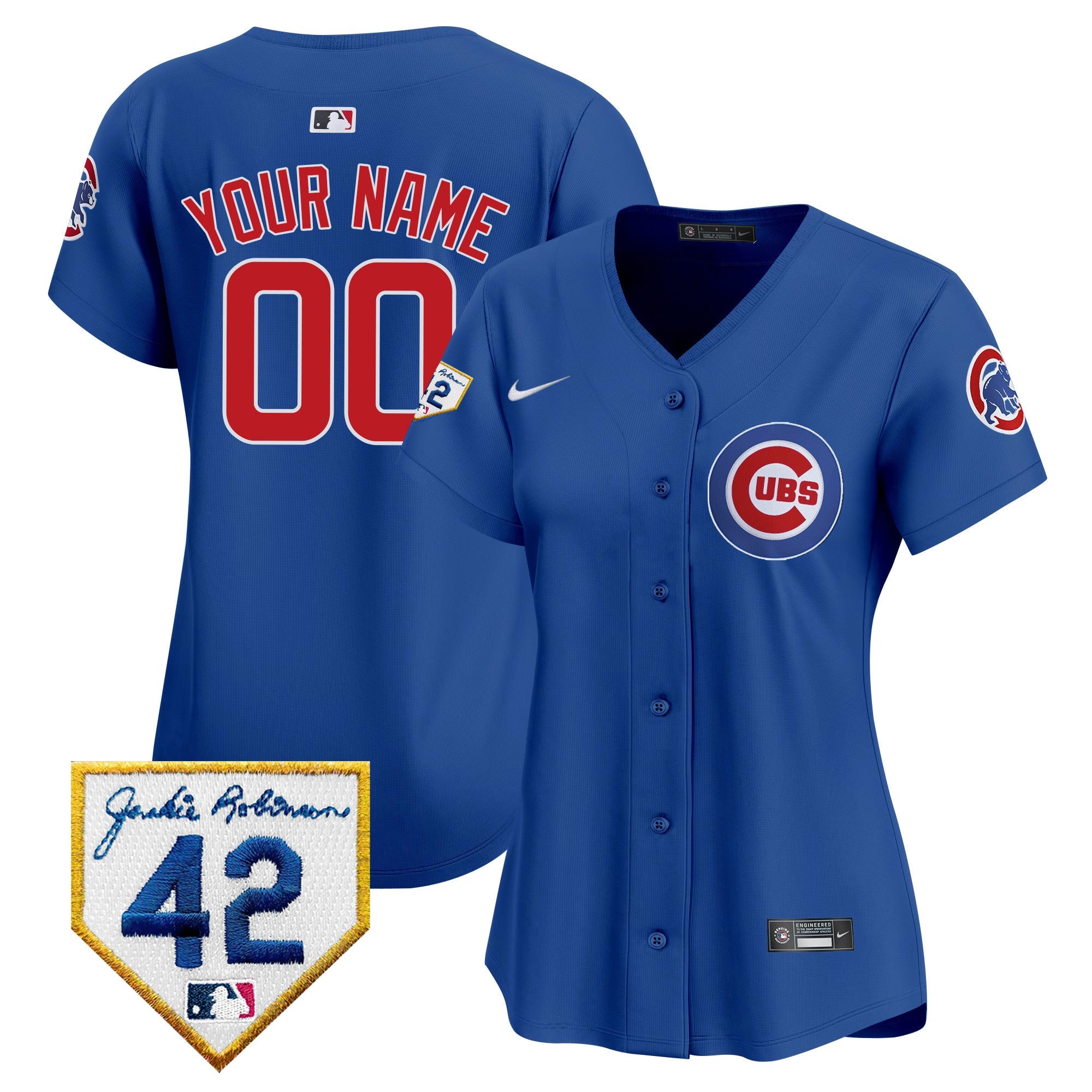 Chicago 2024 Jackie Robinson Patch Vapor Premier Limited Custom Jersey