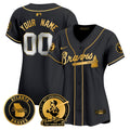 Atlanta Hank Aaron 715th Home Run Patch Vapor Premier Limited Custom Jersey
