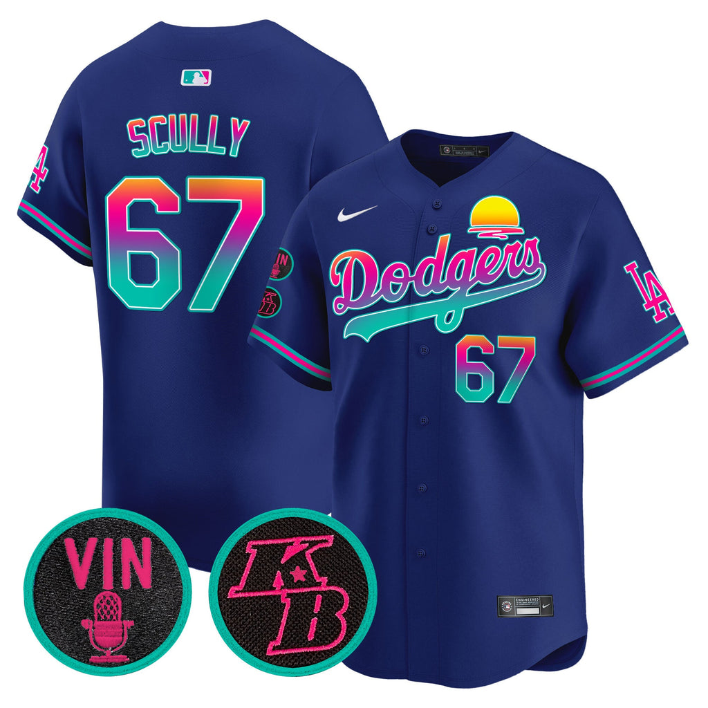 Men’s Vin & Kobe Patch Gold Trim Vapor Premier Limited Jersey
