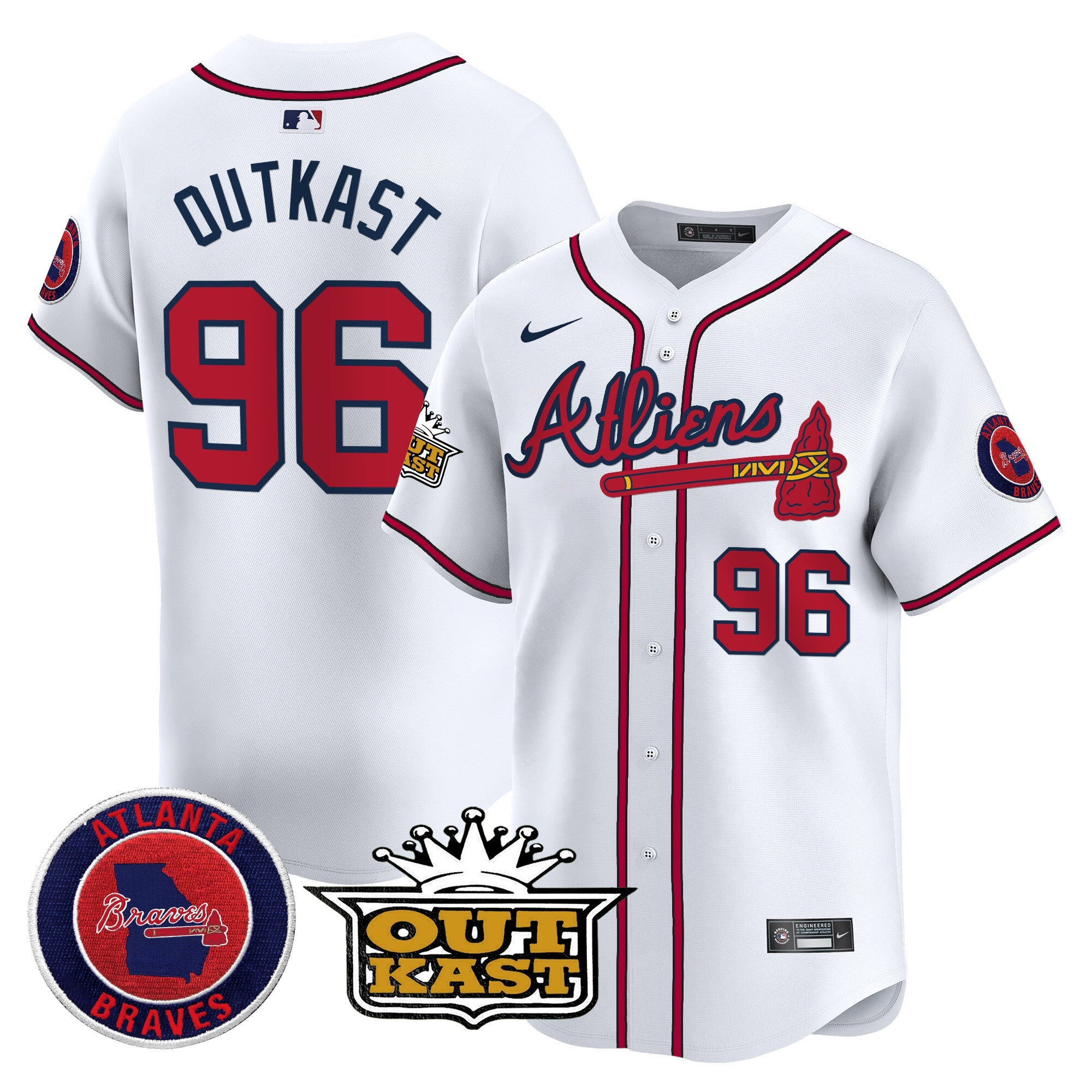 Men’s Atlanta Atliens Vapor Premier Limited Jersey