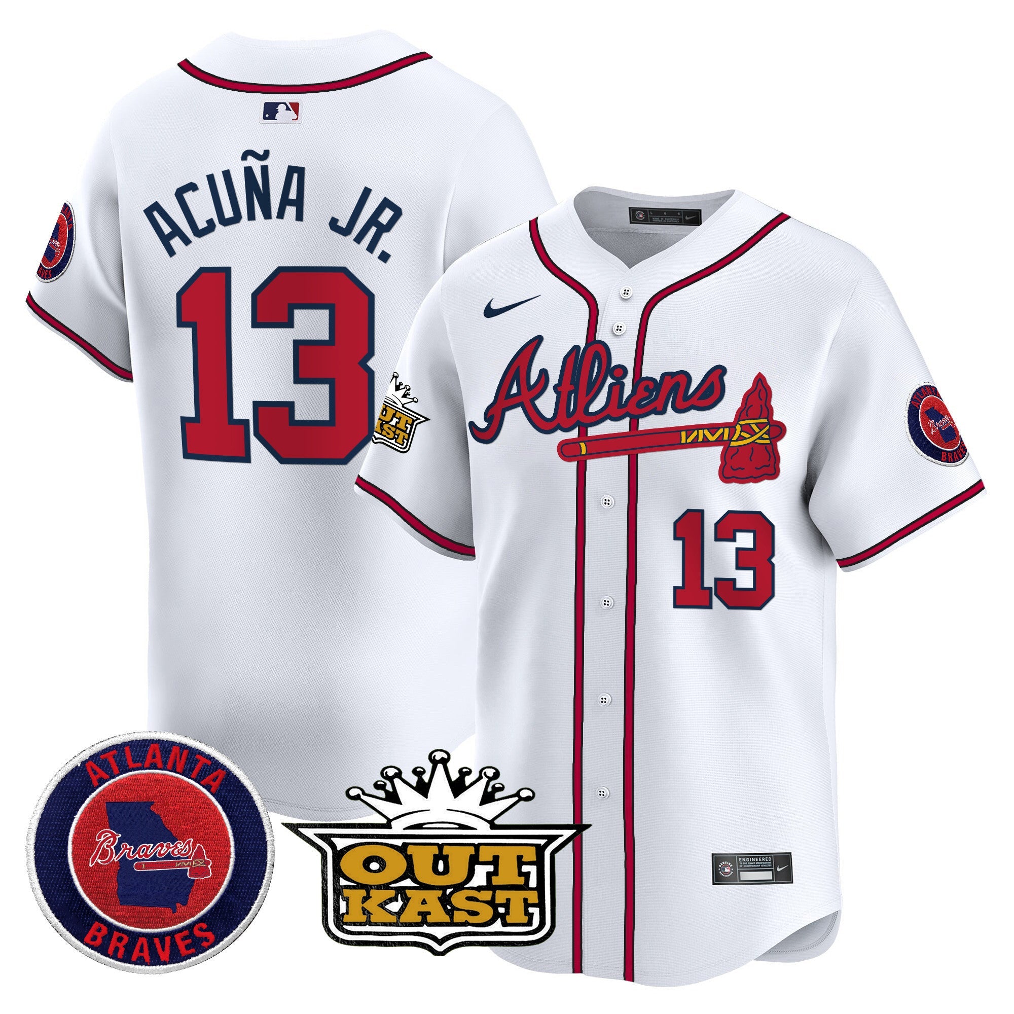 Men’s Atlanta Atliens Vapor Premier Limited Jersey