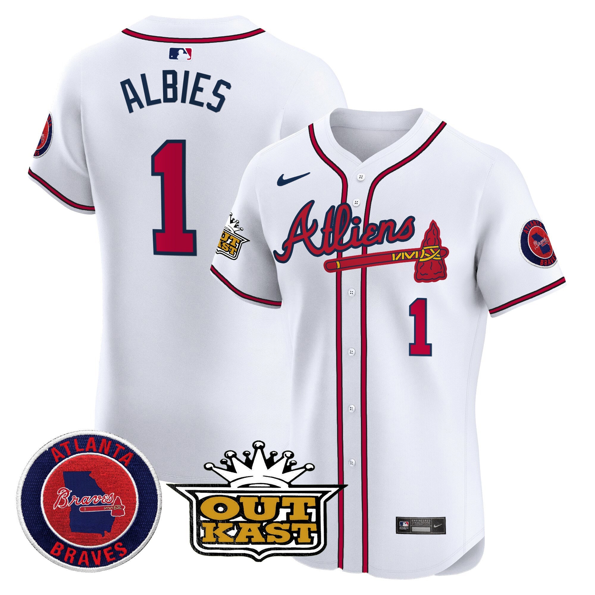 Men’s Atlanta Atliens Vapor Premier Elite Jersey