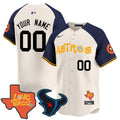 Love Street & Texans Patch Vapor Premier Limited Custom Jersey