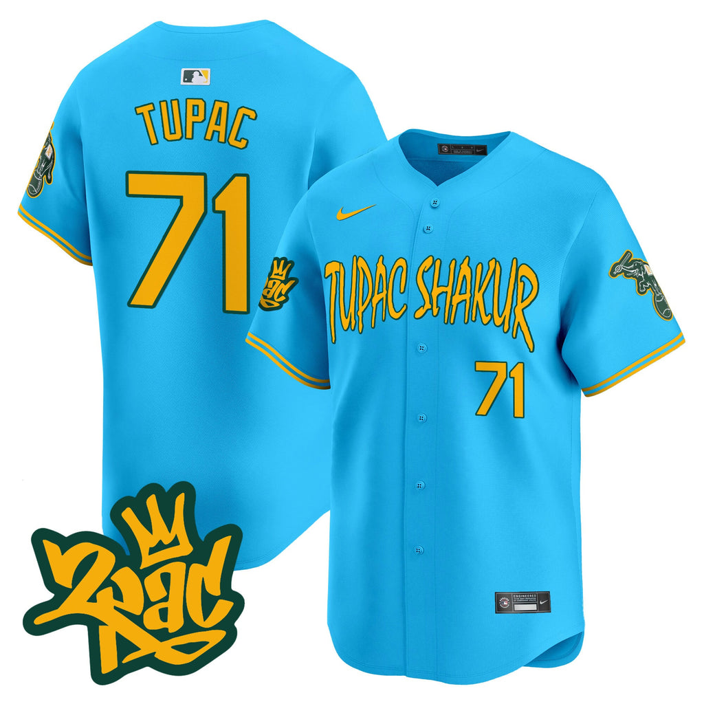 Men’s Oakland Tupac Shakur Vapor Premier Limited Jersey