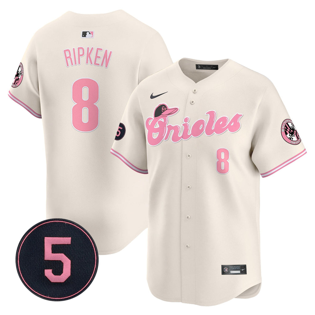 Unisex Baltimore Pastel Style Robinson Patch Vapor Premier Limited Jersey